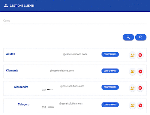 ESSE24 GESTIONE CLIENTI